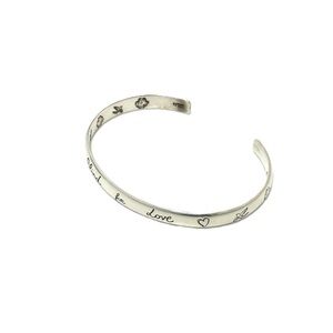 GUCCI Silver Love Bracelet